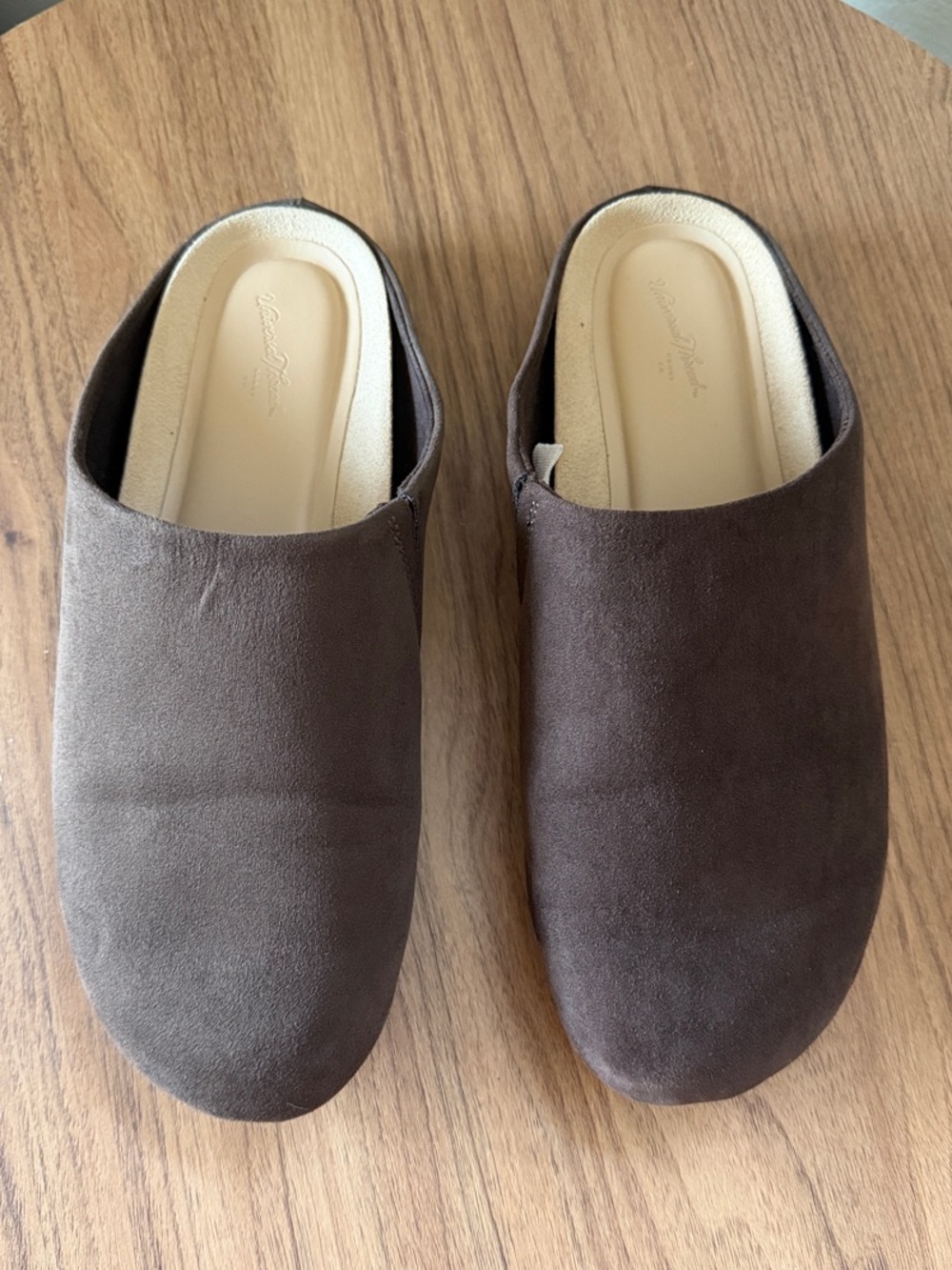 Suede Slip-On Mules